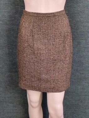 Vintage Silk Tweed Skirt Ann May